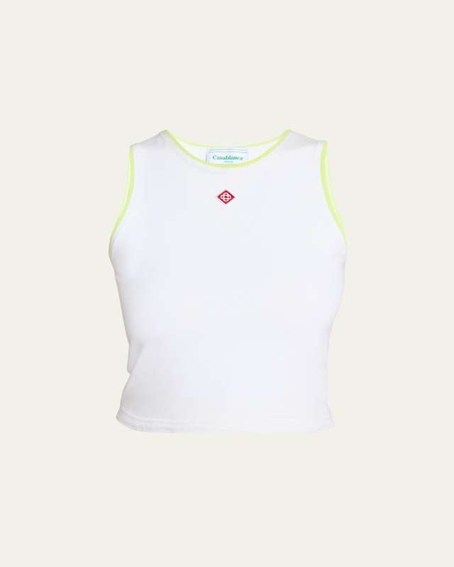 Mini Logo Patch Baby Tank Top